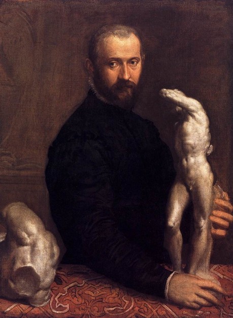 Figure 3b. Alessandro Vittoria according to our genuine proposal. Down: Alessandro Vittoria by Paolo Caliari, c. 1580, MET. AN 46.3.